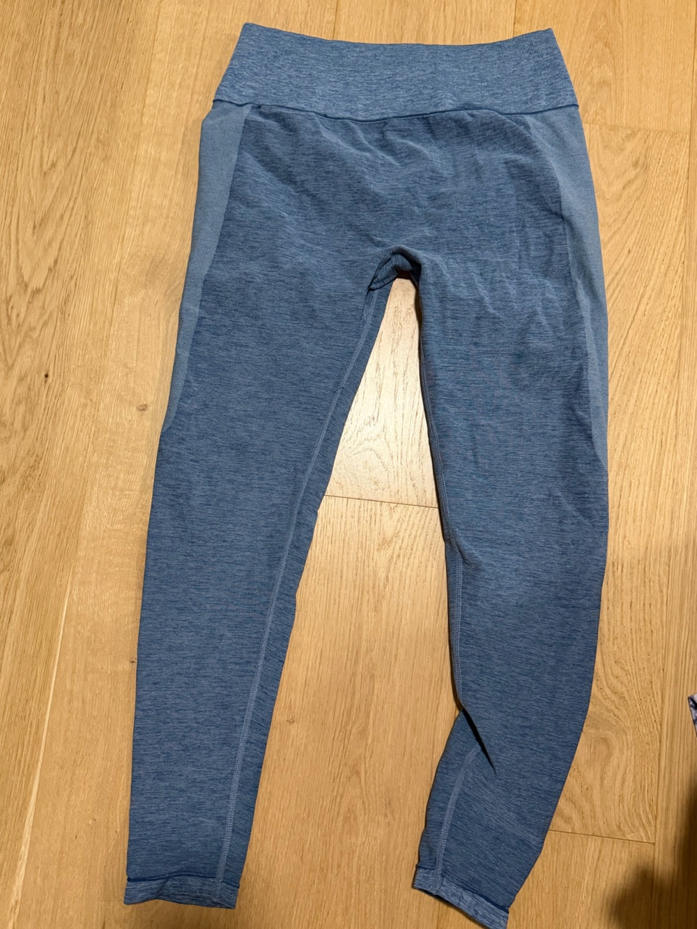 Blue Heathered Leggings
